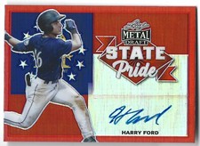 2021 Leaf Metal Draft #SP-HF1 Harry Ford 1/5 Auto State Pride Red Rainbow