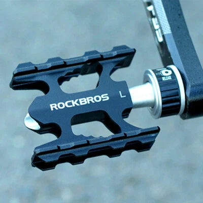 ROCKBROS Mini Quick Release Folding Bike Pedals MTB Seal Bearing Bicycle Pedals - Image 1 of 4