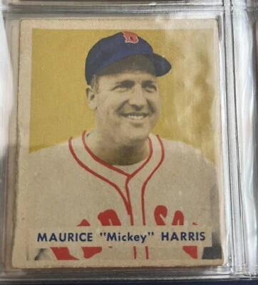 1949 Bowman Mickey Harris #151 “EX” Boston Red Sox “CENTERED” SET BREAK BEAUTY - Image 1 of 2