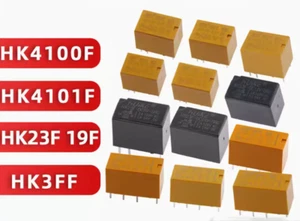 10pcs HK3FF HK19F HK23F HK4100F-DC3V 5V 9V 12V 24V-SHG A Relay - Picture 1 of 4