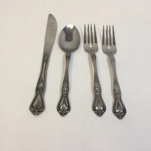 5 piezas surtidas Precious Rose Rogers cubiertos de acero inoxidable Corea tenedor cuchara cuchillo - Imagen 1 de 9