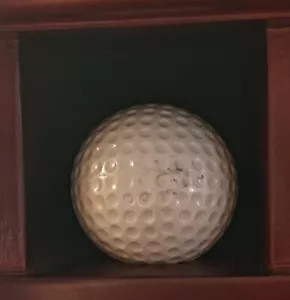 Vintage Blank White Rare Golf Ball - Picture 1 of 2