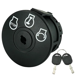 Riding Lawn Mower Ignition Switch with Key 3 Position 5 Terminals for Crafts-M - Picture 1 of 12