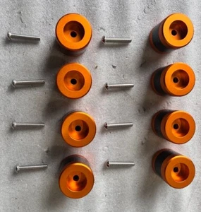 OS&D Protek Gold Cnc Alumium with Carbon Fiber Inlay Crash Bar Slider - Picture 1 of 1