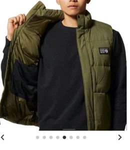 Mountain Hardwear Nevadan 650 Down Vest Cool Camo Print - NWT SHIPS FREE! - Picture 1 of 5