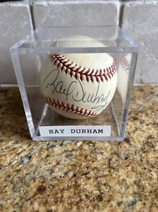 RAY DURHAM AUTOGRAPHED BASEBALL - Chicago White Sox - No COA - Picture 1 of 7