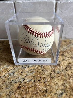 RAY DURHAM AUTOGRAPHED BASEBALL - Chicago White Sox - No COA - Image 1 of 4