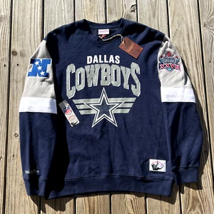 Mitchell & Ness Men's NFL Dallas Cowboys All Over Print Pullover Sweatshirt $110 - Picture 1 of 12