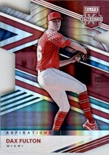 2020 Elite Extra Edition Aspirations Die Cut #40 Dax Fulton /34