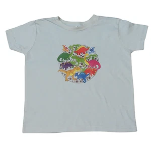 Next Level Toddler Boy T Shirt 2T -4T Dinosaurs Blue - Picture 1 of 5