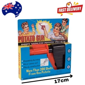 CLASSIC POTATO GUN SPUD GUN SHOOTS POTATO PELLETS PLASTIC - Picture 1 of 1