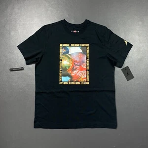 100% Authentic Michael Jordan Chicago Bulls 1991 NBA Finals T Shirt Size L Mens - Picture 1 of 4