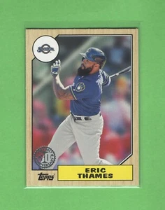 2017 Topps Update - 1987 30th Anniversary - #US87-36 - Eric Thames - Brewers - Picture 1 of 1