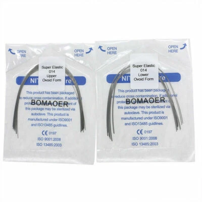 10 X Dental Orthodontic Super Elastic Niti Round Arch Wire Ovoid All Sizes - Image 1 of 4