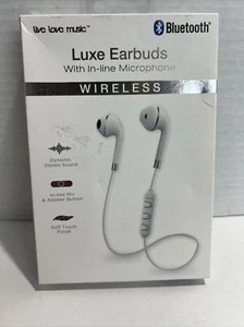 Neu Luxus Live Love Musik Ohrhörer - Bluetooth, kabellos mit Inline-Mikrofon - Bild 1 von 8