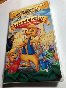 THE SECRET OF NIMH 2 TIMMY TO THE RESCUE VHS CLAMSHELL FAMILY ENTERTAINMENT - Picture 1 of 2