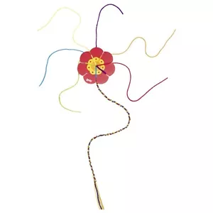 Goki Strickblume Strickklee rot oder grün Holzstrickblume Stricken - Bild 1 von 2
