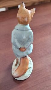 BESWICK FOXY WHISKERED GENTLEMAN  Beatrix POTTER  Fox Figurine 