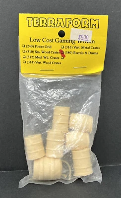 Terraform Armorcast Resin Terrain: 380 - Barrels & Drums - Image 1 of 2