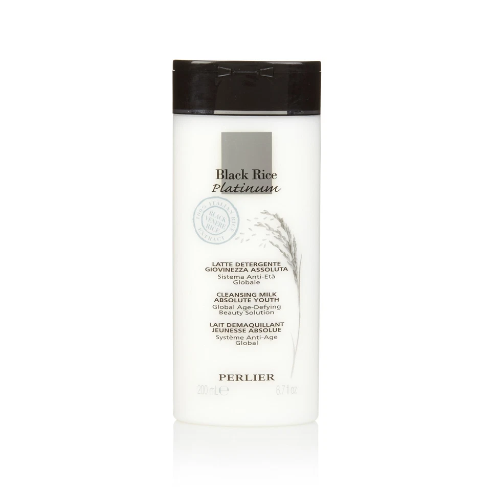 Limpiador facial juvenil leche limpiadora platino arroz negro Perlier 6,7 oz SELLADO Foto 1 de 1
