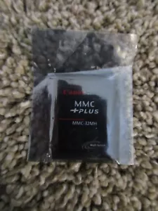 Canon Genuine 32MB MMC Plus MMC-32MH Camera High-Speed Memory Card - New Sealed - Picture 1 of 2