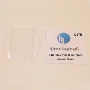 For FRANCK MULLER Watch 32.7mm X 26.7mm X 1.2mm Glass Crystal New Part C87R - Picture 1 of 2