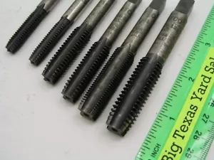 6pc Matco Inch Size Tap Lot 5/16"-9/16" - Picture 1 of 2