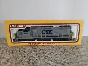 Life Like 8371 HO Scale CSX GP-38 Powered Locomotive New In Box - Picture 1 of 5