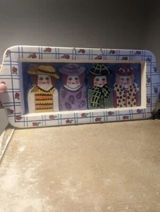 Ladies Club Seasons Serving Tray Platter with Wall Hanging Sassy Women - Picture 1 of 5