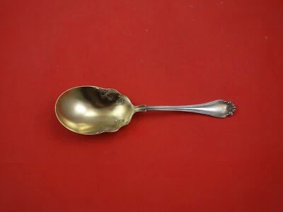 Century by Dominick and Haff Sterling Silver Berry Spoon 8" Gold Washed - Image 1 of 2