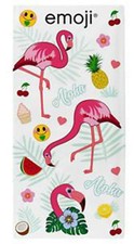 Kids Emoji Flamingo Cotton Beach Bath Towel Swimming Spa Sport Gym Camp Travel