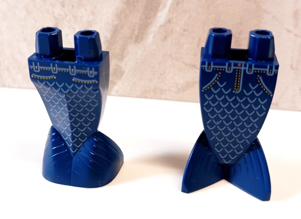 Nuevo LEGO BAM Piernas JEANS Cola de Sirena Aletas Denim Bolsillo Cremallera Merman Unisex Pantalón Foto 1 de 1