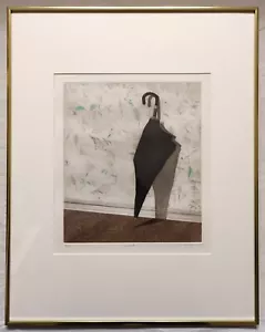 KYU BAIK HWANG SIGNED ORIGINAL MEZZOTINT "UMBRELLA" LIMITED EDITION, NO. 1/150. - Picture 1 of 24