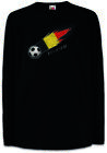 Belgium Football Comet I Kids Long Sleeve T-Shirt belgian Soccer Flag World