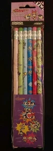 Vintage 2001 The Powerpuff Girls 6er Pack Bleistifte Neu Versiegelt - Bild 1 von 4