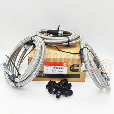 Cummins 47RE Transmission Cooler Lines Kit Hose For 1996-02 Dodge Ram Heavy Duty - Image 1 of 4