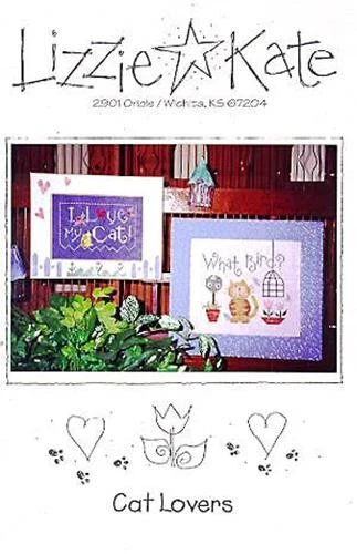 Cat Lover's by Lizzie Kate cross stitch pattern - Image 1 of 1