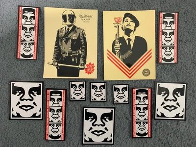 12 pegatinas OBEY GIGANTE Shepard Fairey Foto 1 de 2