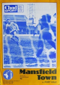 Mansfield Town v Port Vale 1981-82 - Division 4 - 6 February 1982 - Picture 1 of 1