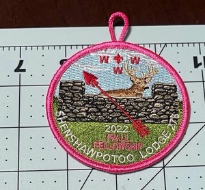 2022 FALL SHENSHAWPOTOO 276 LODGE FLAP ORDER OF THE ARROW BOY SCOUT PATCH - Picture 1 of 1
