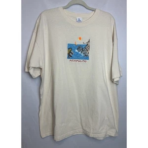 Vintage Acapulco besticktes Unisex T-Shirt Größe 2XL - Bild 1 von 7
