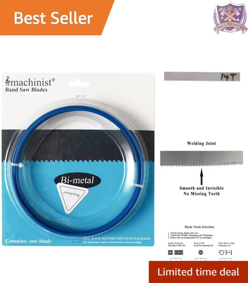 S64514 Band Saw Blades Bi-metal 64-1/2" X 14tpi for Cutting Metal