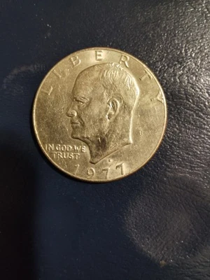 1977, Eisenhower Dollar - Image 1 of 2