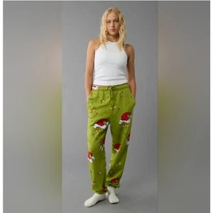 Pantalones deportivos American Eagle XL verdes The Grinch - Imagen 1 de 4