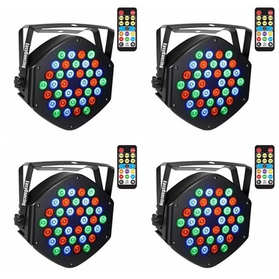 Stage Lighting, 36x1W LED Par Light RGB 7 Channel with Remote for DJ KTV Disc... - Image 1 of 4