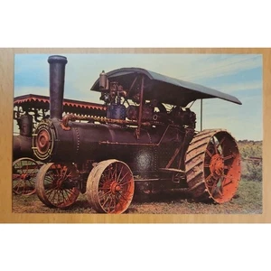 ANTIGUO TRACTOR DE VAPOR FRICK - SALIDA ANUAL KINZERS PA - POSTAL VINTAGE - Imagen 1 de 2