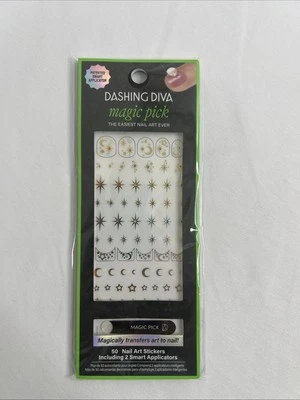 Dashing Diva MAGIC PICK MIDNIGHT MOOLIGHT STARS 50+ PEGATINAS NUEVAS Foto 1 de 4