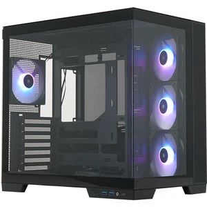 Silentware View A-RGB Black | Gehäuse ohne Netzteil | *NEUWARE* | Midi Tower - Bild 1 von 7