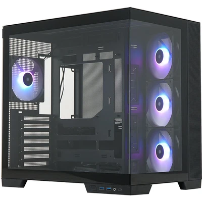 Silentware View A-RGB Black | Gehäuse ohne Netzteil | *NEUWARE* | Midi Tower - Bild 1 von 4