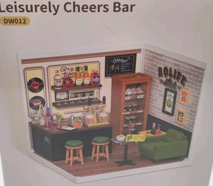 Rolife Leisurely Cheers Bar DIY Plastic Miniature House DW012 - Picture 1 of 6